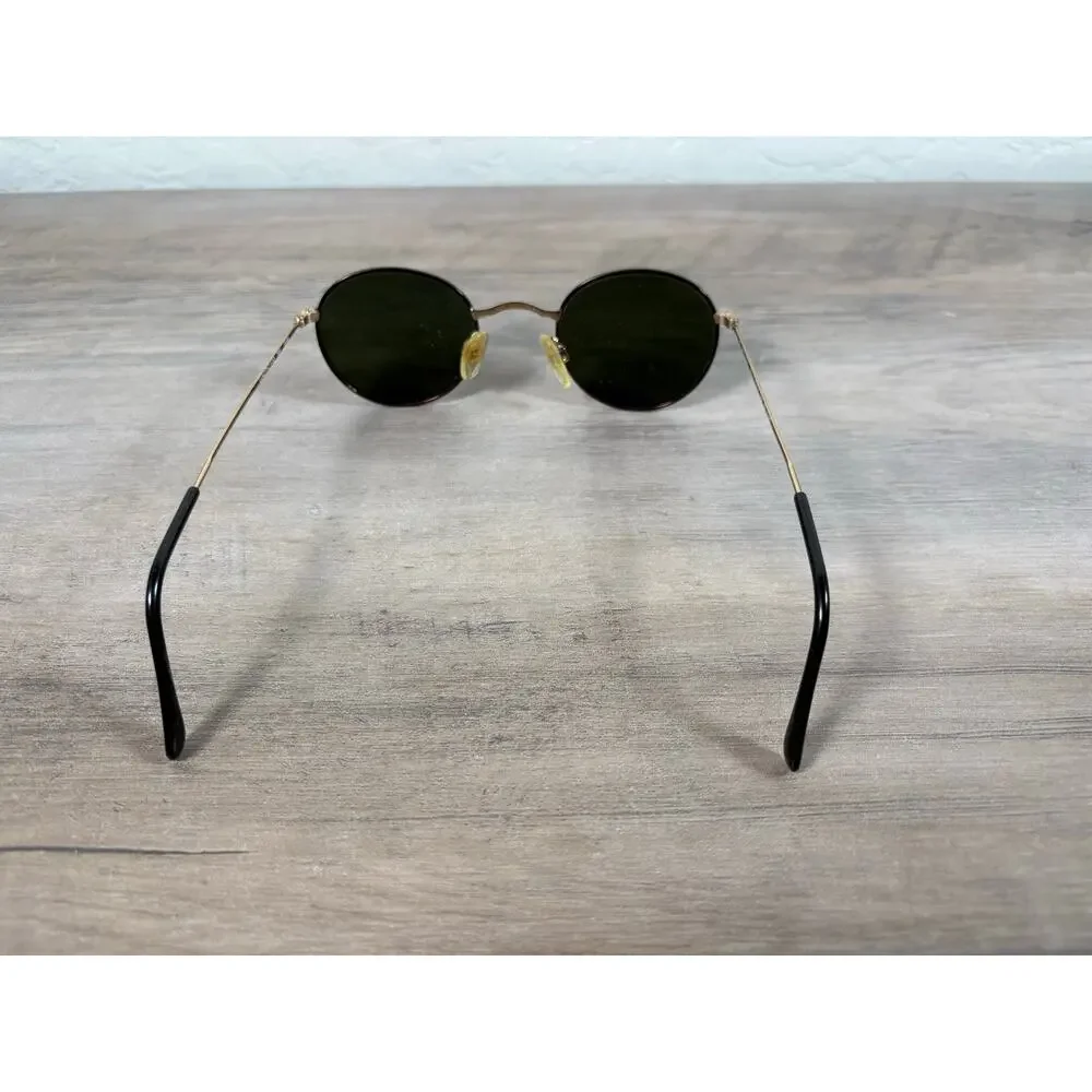 Luxottica 7091 Gx95- Gold‎ Electroplated UV Guard- Made in Italy Sunglasses- EUC